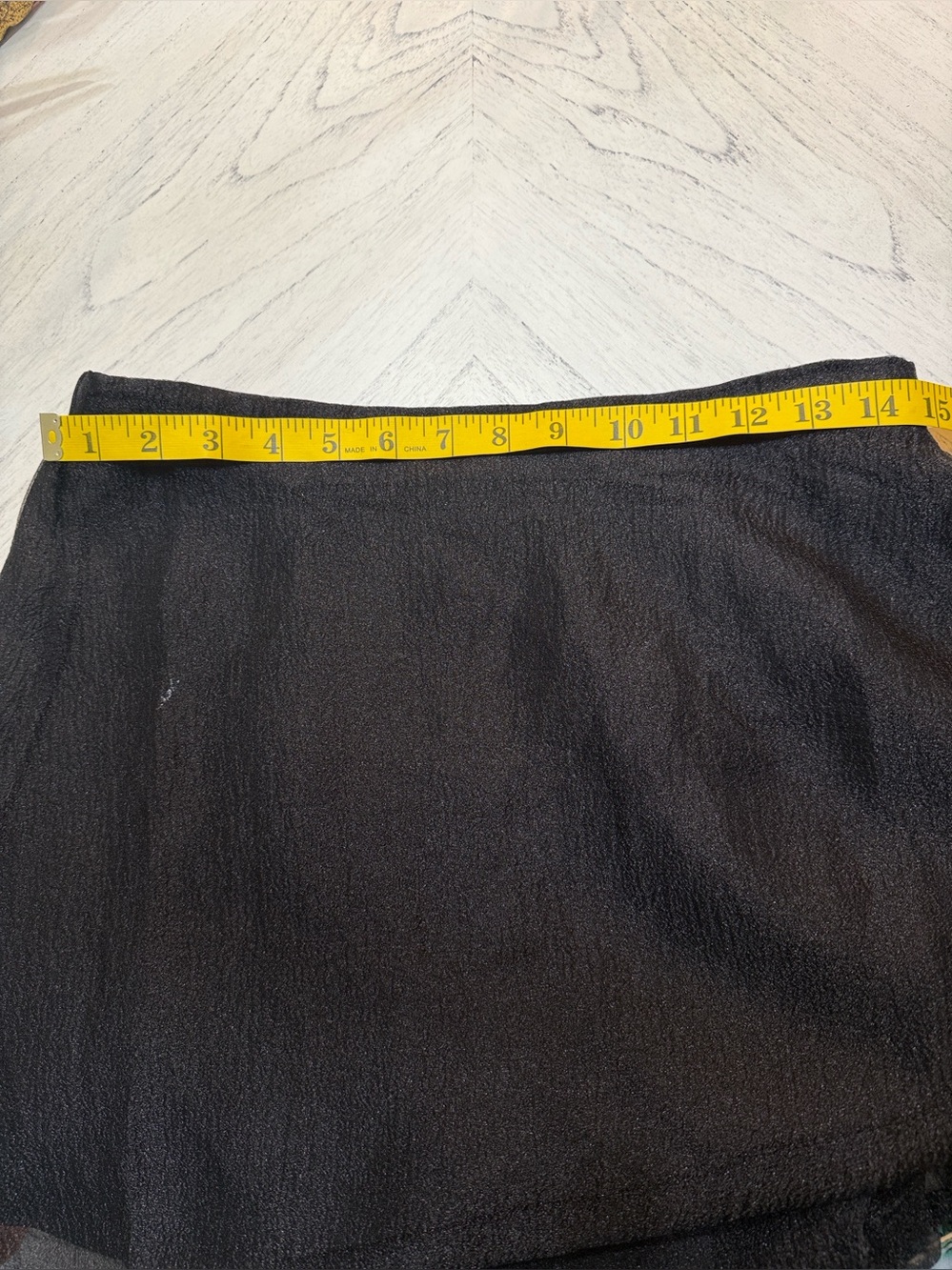 New MelloDay Black Lightweight V-Neck Maxi skirt - Picture 5 of 6